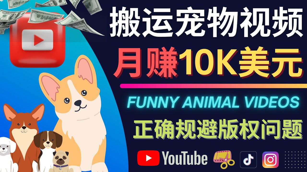 搬运TIKTOK视频到YouTube，并进行二次创作，月赚1万美元以上柒柒网创吧-网创项目资源站-副业项目-创业项目-搞钱项目柒柒网创吧